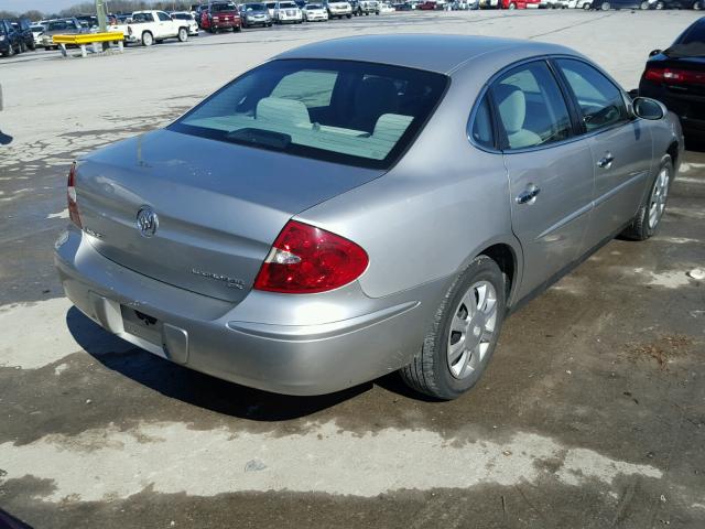 2G4WC552571101697 - 2007 BUICK LACROSSE C SILVER photo 4