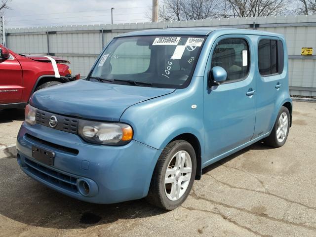 JN8AZ28RX9T100678 - 2009 NISSAN CUBE BASE TURQUOISE photo 2