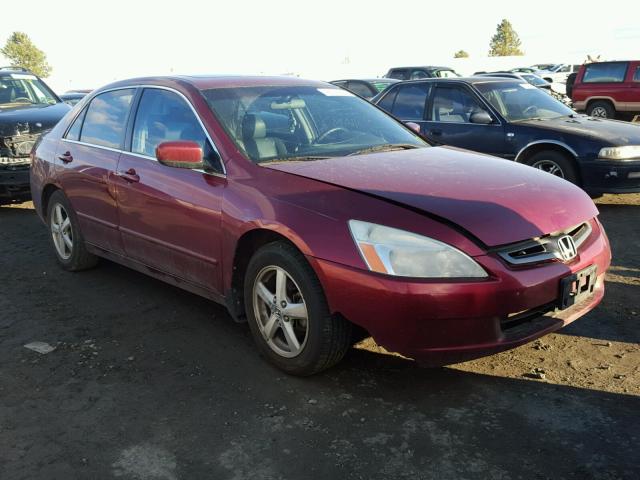 1HGCM56633A138447 - 2003 HONDA ACCORD EX MAROON photo 1