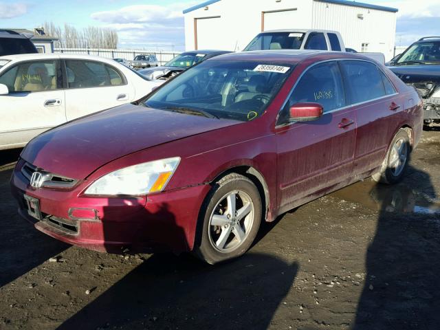 1HGCM56633A138447 - 2003 HONDA ACCORD EX MAROON photo 2