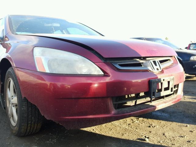 1HGCM56633A138447 - 2003 HONDA ACCORD EX MAROON photo 9