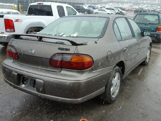 1G1ND52J316176352 - 2001 CHEVROLET MALIBU BROWN photo 4