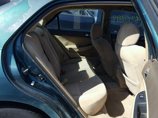 1HGCM56353A040459 - 2003 HONDA ACCORD LX GREEN photo 6