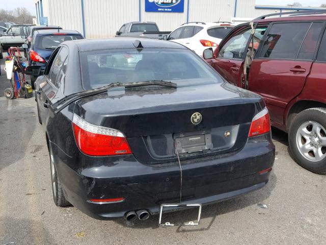 WBANW13508CZ71041 - 2008 BMW 535 I BLACK photo 3