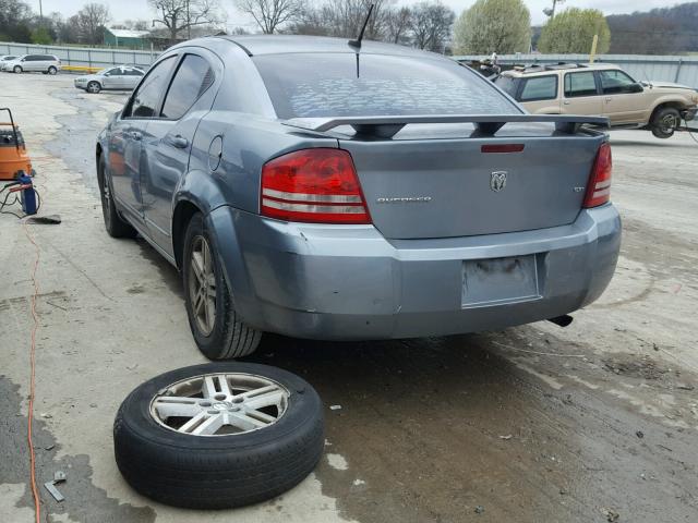 1B3LC56K78N160659 - 2008 DODGE AVENGER SX SILVER photo 3