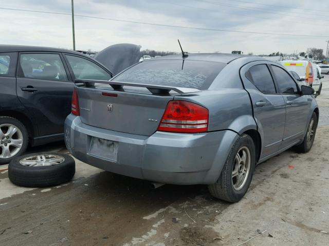 1B3LC56K78N160659 - 2008 DODGE AVENGER SX SILVER photo 4