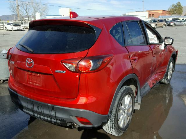 JM3KE2CY7F0496129 - 2015 MAZDA CX-5 TOURI RED photo 4