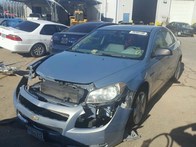 1G1ZG57B494231974 - 2009 CHEVROLET MALIBU LS SILVER photo 2