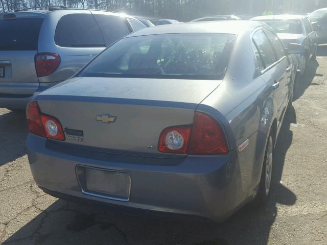 1G1ZG57B494231974 - 2009 CHEVROLET MALIBU LS SILVER photo 4
