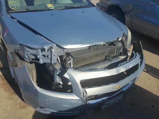1G1ZG57B494231974 - 2009 CHEVROLET MALIBU LS SILVER photo 9