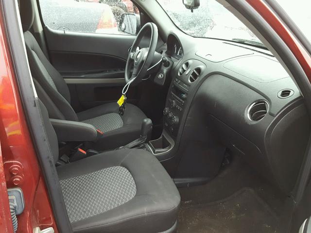3GNCA13B19S599694 - 2009 CHEVROLET HHR LS BURGUNDY photo 5