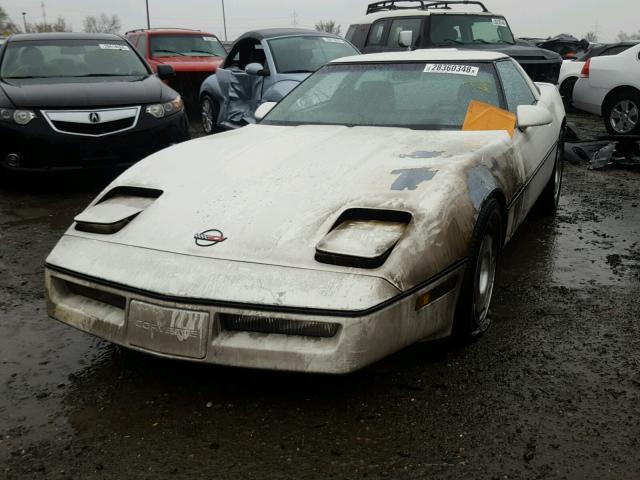 1G1YY0789G5110767 - 1986 CHEVROLET CORVETTE WHITE photo 2