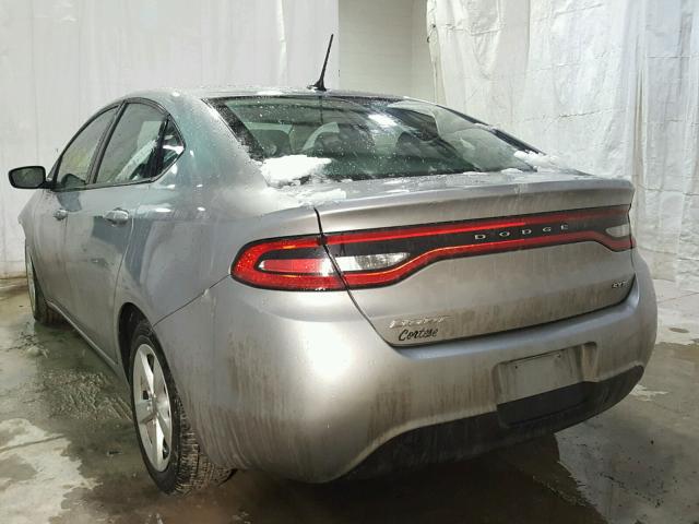 1C3CDFBB4FD309902 - 2015 DODGE DART SXT GRAY photo 3