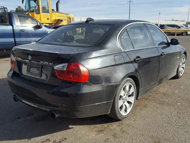 WBAVD53577A008337 - 2007 BMW 335 XI BLACK photo 4