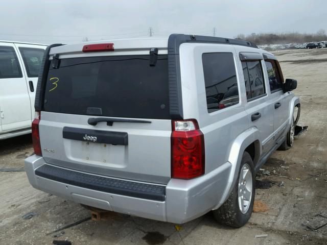 1J8HG48K46C143948 - 2006 JEEP COMMANDER GRAY photo 4