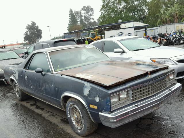 1GCCW80HXDR166558 - 1983 CHEVROLET EL CAMINO BLUE photo 1