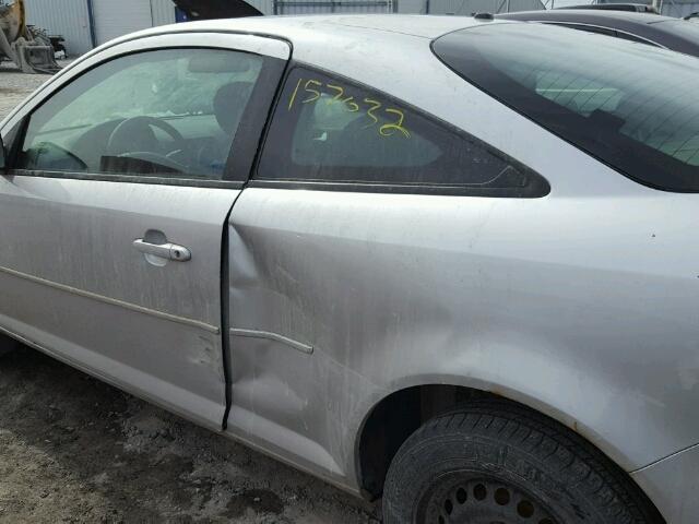 1G2AL15F577191953 - 2007 PONTIAC G5 SILVER photo 9