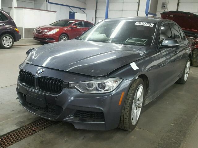 WBA3B9G55ENR92186 - 2014 BMW 335 XI GRAY photo 2