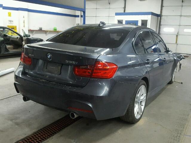 WBA3B9G55ENR92186 - 2014 BMW 335 XI GRAY photo 4