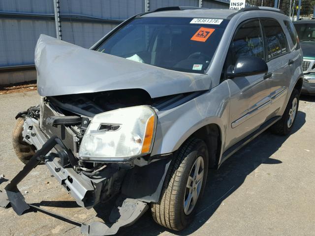 2CNDL13F166183418 - 2006 CHEVROLET EQUINOX LS SILVER photo 2