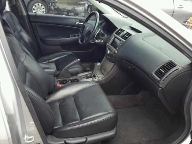 1HGCM56737A105494 - 2007 HONDA ACCORD EX SILVER photo 5