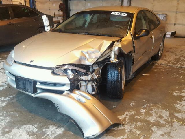 2B3HD46R02H265747 - 2002 DODGE INTREPID S Qızıl foto 2