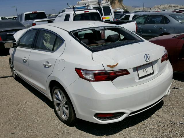 19UDE2F76HA015581 - 2017 ACURA ILX PREMIU WHITE photo 3