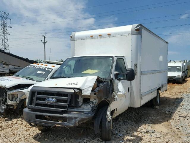 1FDWE3FL2ADA33876 - 2010 FORD ECONOLINE WHITE photo 2