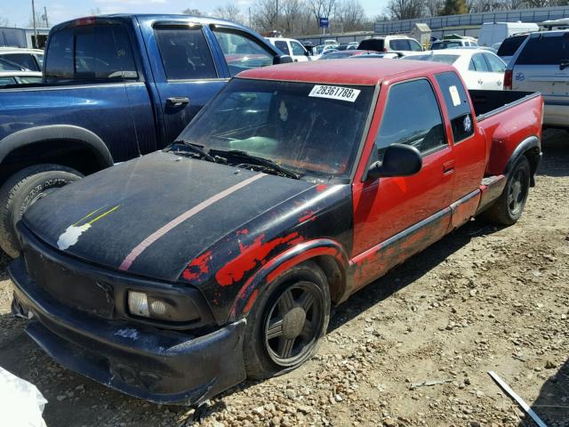 1GTCS19X7V8511629 - 1997 GMC SONOMA RED photo 9