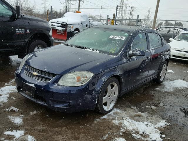 1G1AF5F5XA7134972 - 2010 CHEVROLET COBALT 2LT BLUE photo 2