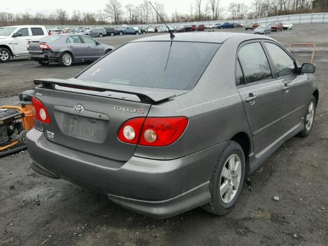 2T1BR32E66C651690 - 2006 TOYOTA COROLLA CE GRAY photo 4