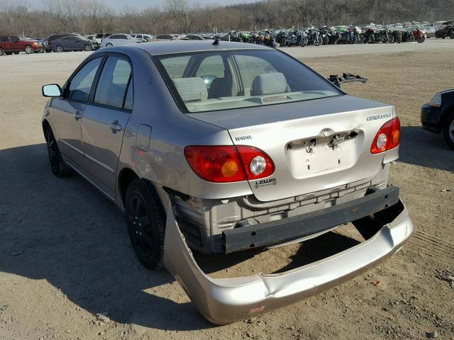 1NXBR32E63Z150373 - 2003 TOYOTA COROLLA CE BEIGE photo 3