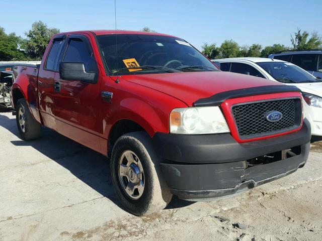 1FTRX02W24KB81729 - 2004 FORD F150 RED photo 1