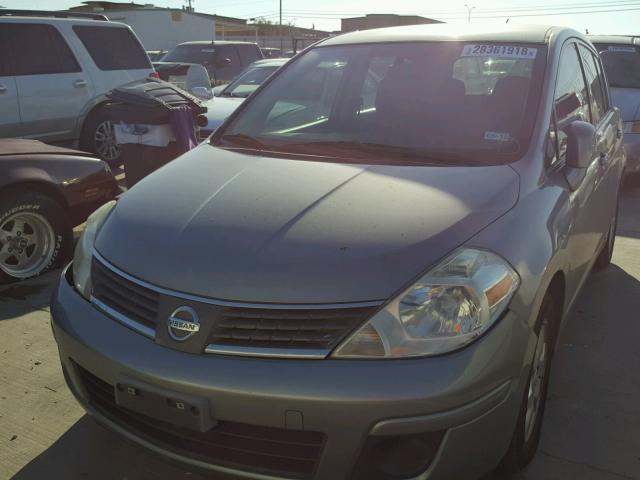 3N1BC13E19L413027 - 2009 NISSAN VERSA S SILVER photo 2