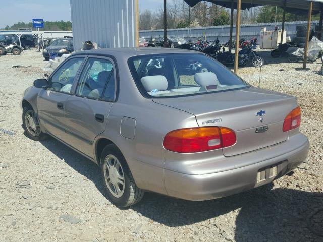 1Y1SK5287YZ422546 - 2000 CHEVROLET GEO PRIZM TAN photo 3