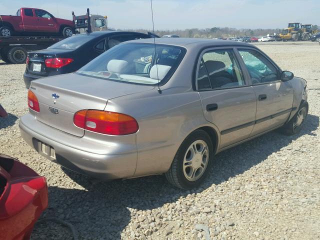 1Y1SK5287YZ422546 - 2000 CHEVROLET GEO PRIZM TAN photo 4