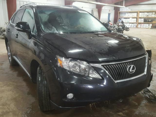 2T2BK1BA1AC063609 - 2010 LEXUS RX 350 BLACK photo 1