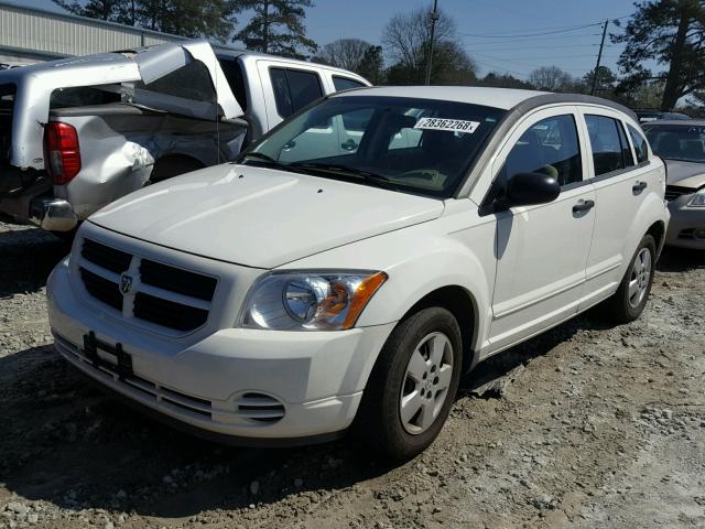 1B3HB28BX8D678579 - 2008 DODGE CALIBER WHITE photo 2