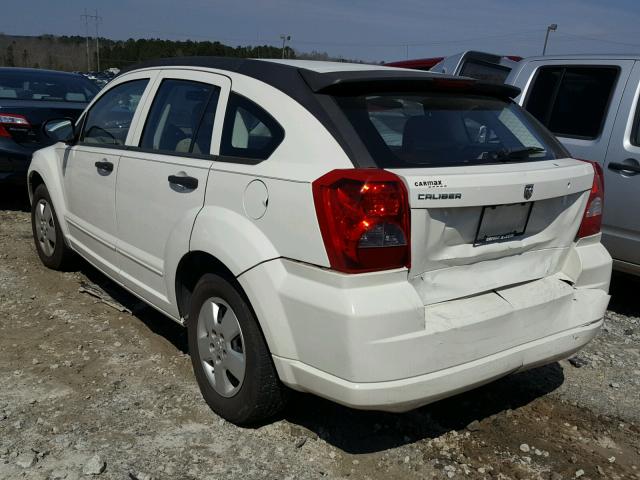 1B3HB28BX8D678579 - 2008 DODGE CALIBER WHITE photo 3