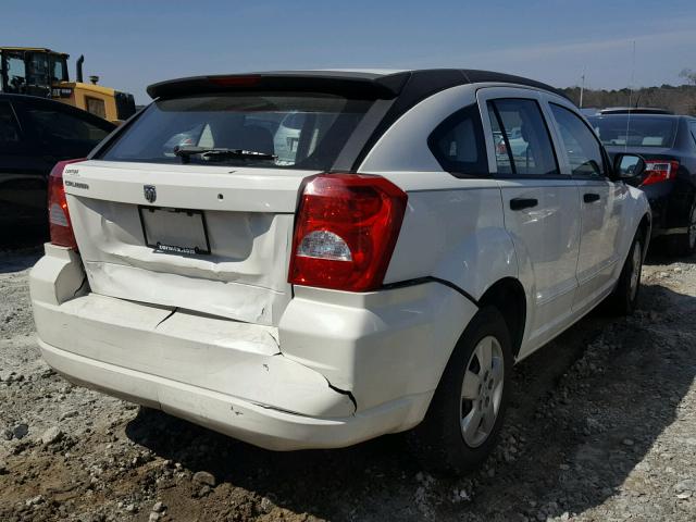 1B3HB28BX8D678579 - 2008 DODGE CALIBER WHITE photo 4