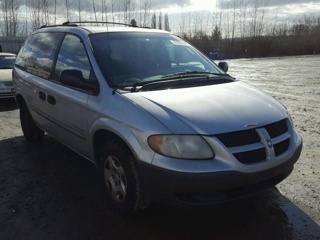 1B4GP25301B118903 - 2001 DODGE CARAVAN SE SILVER photo 1