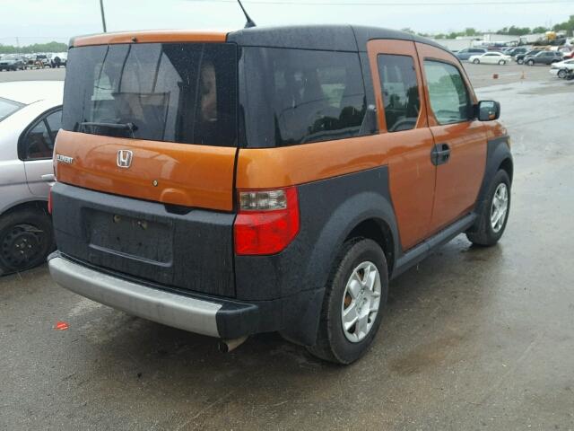 5J6YH18388L000610 - 2008 HONDA ELEMENT LX ORANGE photo 4