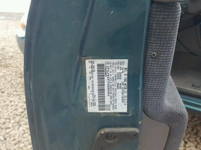 1FALP6537TK226341 - 1996 FORD CONTOUR GL 绿色 照片 10