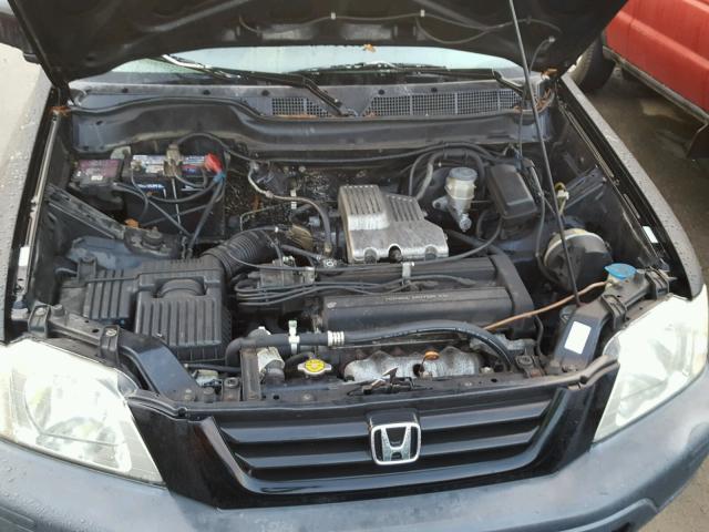 JHLRD28431S014546 - 2001 HONDA CR-V LX BLACK photo 7