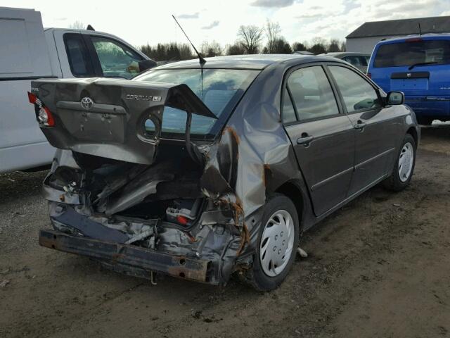 1NXBR30E95Z383248 - 2005 TOYOTA COROLLA CE GRAY photo 4