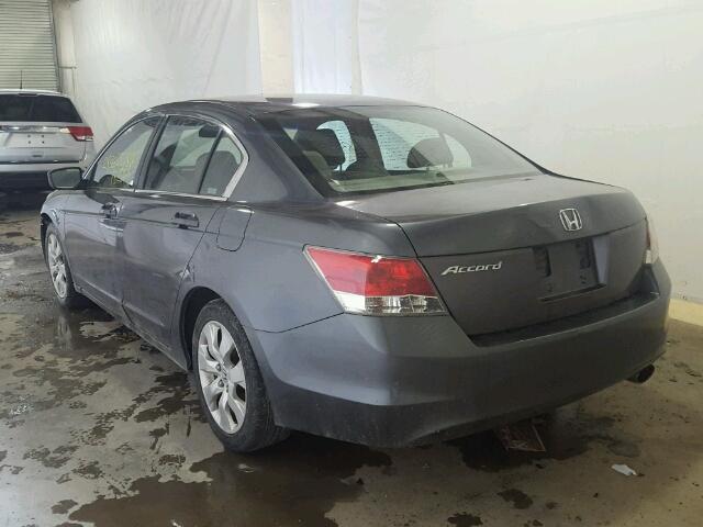 1HGCP26769A148364 - 2009 HONDA ACCORD EX GRAY photo 3