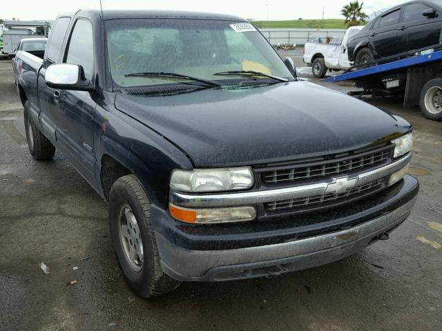 1GCEK19T6YE153712 - 2000 CHEVROLET SILVERADO BLACK photo 1