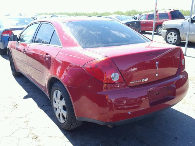 1G2ZF58BX74162525 - 2007 PONTIAC G6 VALUE L RED photo 3