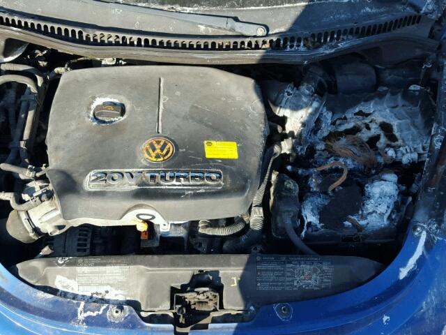 3VWCD21C03M442894 - 2003 VOLKSWAGEN NEW BEETLE 蓝色 照片 7