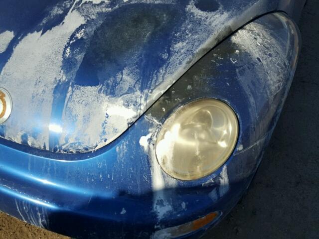 3VWCD21C03M442894 - 2003 VOLKSWAGEN NEW BEETLE 蓝色 照片 9